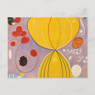 The Ten Largest, Group IV, No.7 by Hilma af Klint Postcard