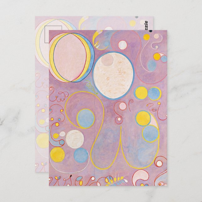 The Ten Largest, Group IV, No.8 by Hilma af Klint Postcard (Front/Back)