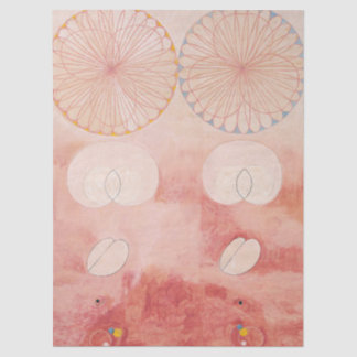 The Ten Largest No 9 Old Age by Hilma Klint Tissue Paper