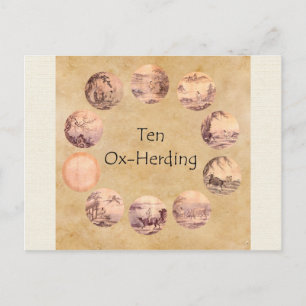 The Ten Oxherding Pictures Postcard
