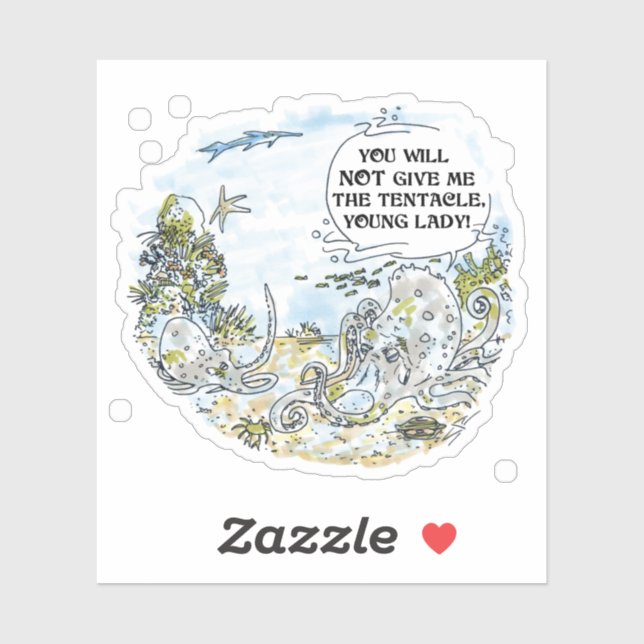 The Tentacle contour sticker (Sheet)