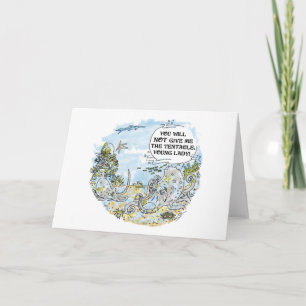 The Tentacle greeting card