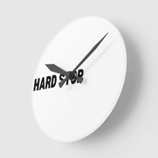 The Terminal | Hard Stop Technical Round Clock