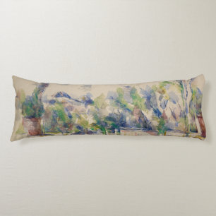 The Terrace at the Garden at Les Lauves, Cezanne Body Pillow