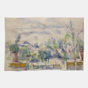 The Terrace at the Garden at Les Lauves, Cezanne Kitchen Towel