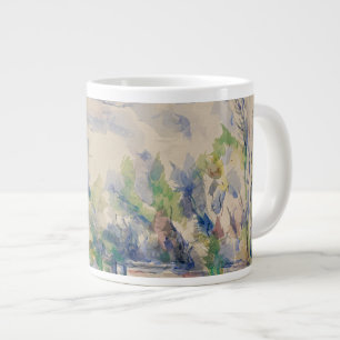 The Terrace at the Garden at Les Lauves, Cezanne Large Coffee Mug