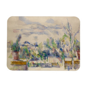The Terrace at the Garden at Les Lauves, Cezanne Magnet