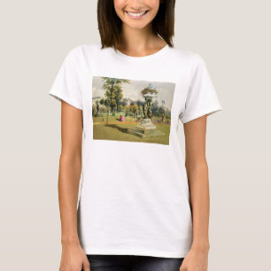 The Terrace Garden, Woburn Abbey (chromolitho) T-Shirt