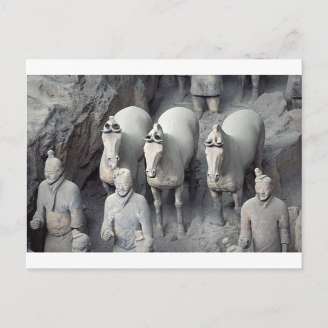 The Terracotta Army Warriors Postcard (Front)