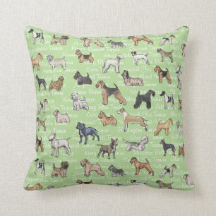 The Terriers Throw Pillow