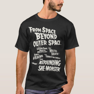 The Terrifying She Monster Vintage Cult Horror Mov T-Shirt