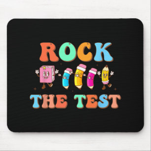 The Test Happy Testing Day For Teacher Student  Mouse Pad