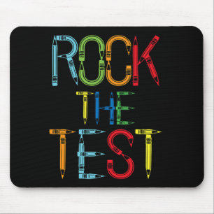 The Test Teacher Test Day Funny Testing Day Teache Mouse Pad