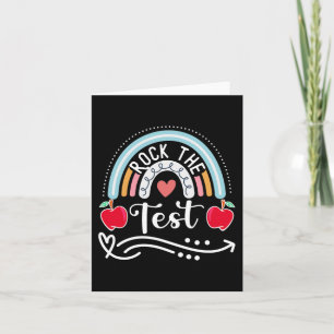 The Test Teacher Test Day Testing Day Funny Teache Card