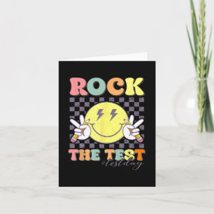 The Test Testing Day Retro Motivational Teacher St Card