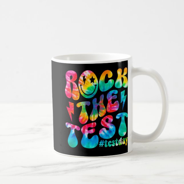 The Test Testing Day Retro Motivational Teacher St Coffee Mug (Right)