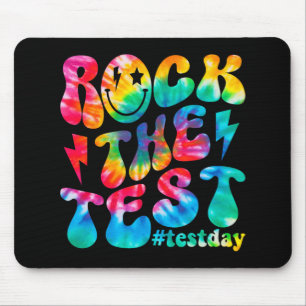 The Test Testing Day Retro Motivational Teacher St Mouse Pad