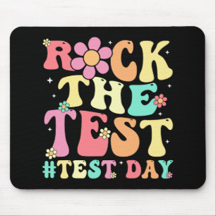 The Test Testing Day Retro Motivational Teacher St Mouse Pad