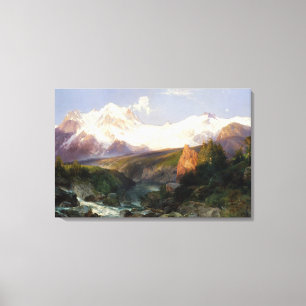 The Teton Range Canvas Print