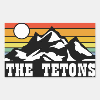 The Tetons Sticker