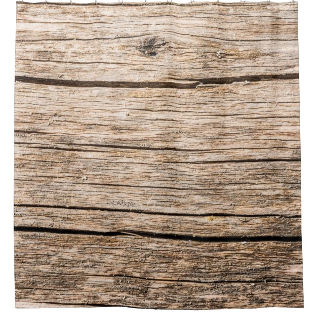 The texture of an old wooden log without bark with (Front)