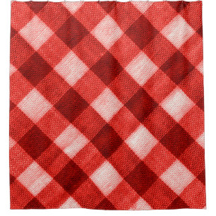 The texture of the bright red of binding gingham f