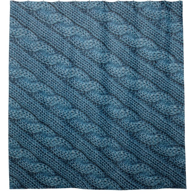 the texture of the knitted fabric, light blue colo (Front)