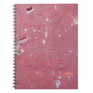 The texture of the old wall with scratches, cracks notebook