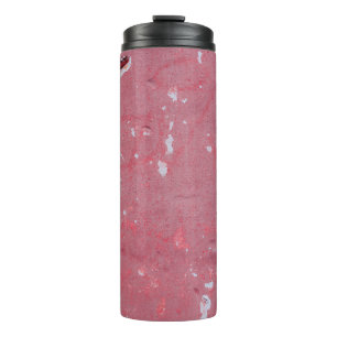 The texture of the old wall with scratches, cracks thermal tumbler