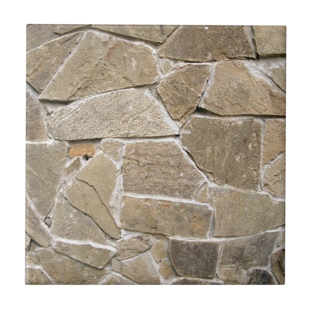 The texture of the walls of rough stones tile (Front)