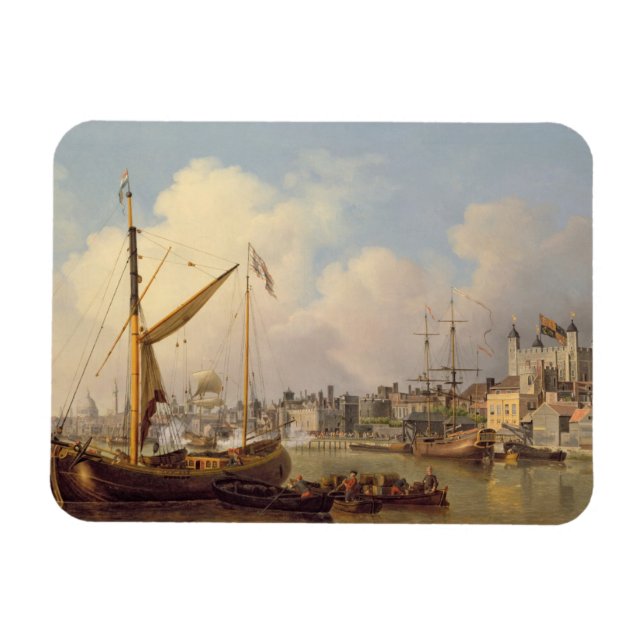 The Thames and the Tower of London supposedly on t Magnet (Horizontal)