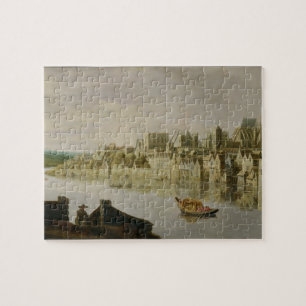 The Thames at Westminster Stairs, c.1630 (oil on p Jigsaw Puzzle