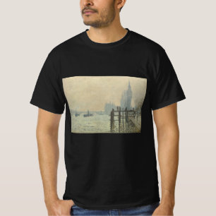 The Thames Below Westminster by Claude Monet T-Shirt