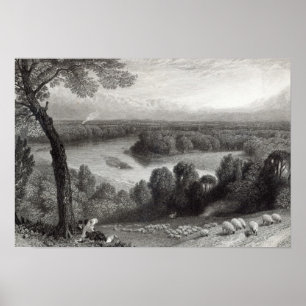 The Thames from Richmond Hill Poster