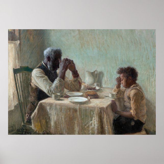 The Thankful Poor, 1894 by Henry Ossawa Tanner Poster (Front)