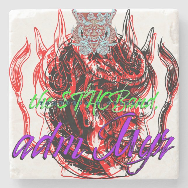 the $THCBand Stone Coaster (Front)