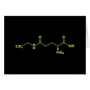 Thé Théanine Formule chimique moléculaire