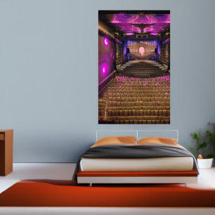 The theatre AI Art Poster
