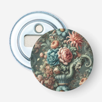 The Theatrics of Thirst – Gothic Floral Design Bottle Opener