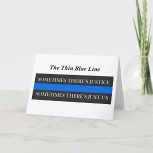 The Thin Blue Line Card