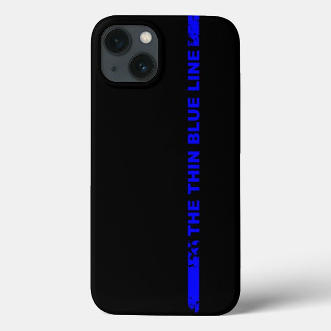 The Thin Blue Line Case-Mate iPhone Case (Back)