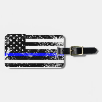 The Thin Blue Line Luggage Tag