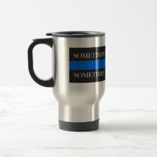 The Thin Blue Line Travel Mug