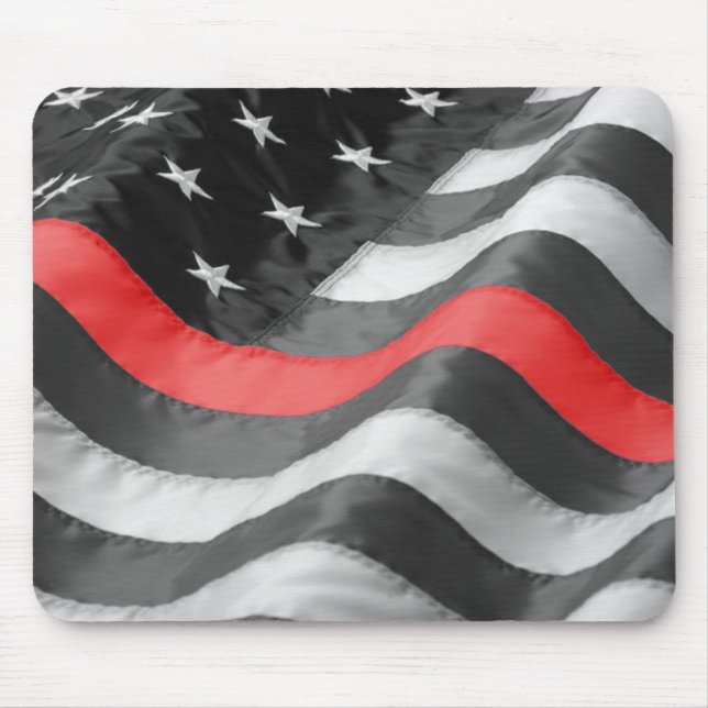 The Thin  Red Line Mouse Pad (Front)