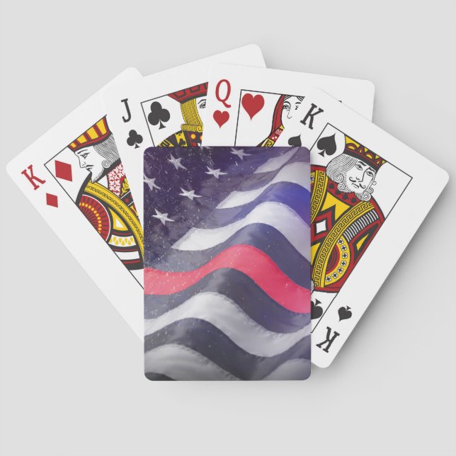 The Thin  Red Line Playing Cards (Back)