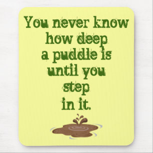 The Thing About Puddles_ Mouse Pad