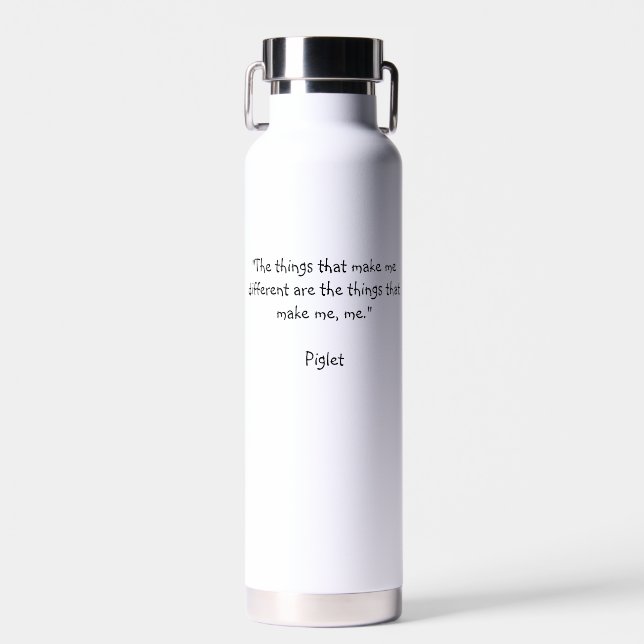 The things that make me, me! water bottle (Front)