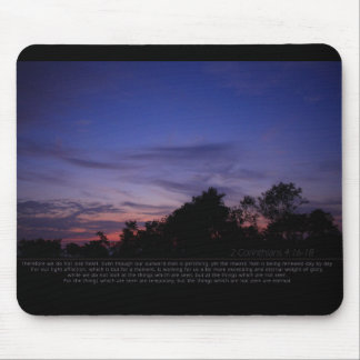 The things unseen are eternal mouse pad