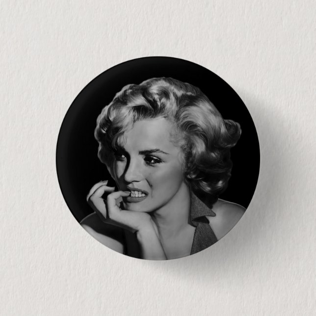 The Thinker 2 1 Inch Round Button (Front)