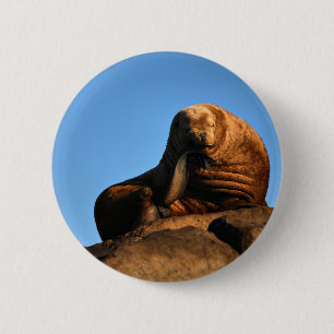 The Thinker 2 Inch Round Button